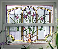 Stained Glass Iris